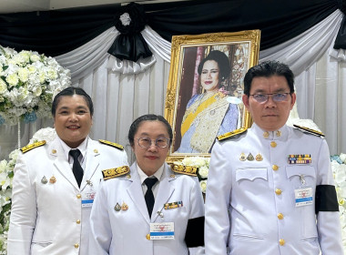 พิธีวางพวงมาลาถวายสักการะเบื้องหน้าพระฉายาลักษณ์ พารามิเตอร์รูปภาพ 14